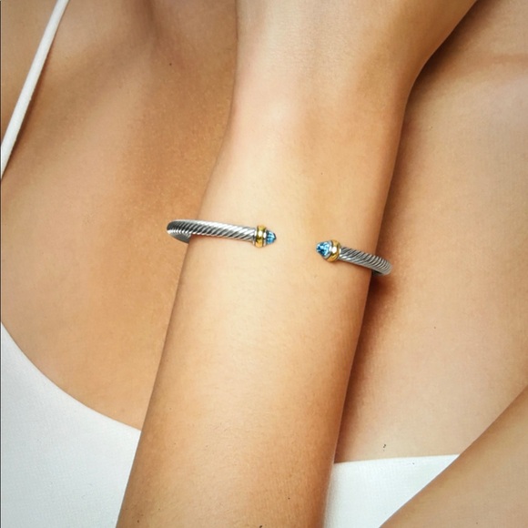 David Yurman Classic Cable Sterling Silver Women's Bracelet - Picture 4 of 5